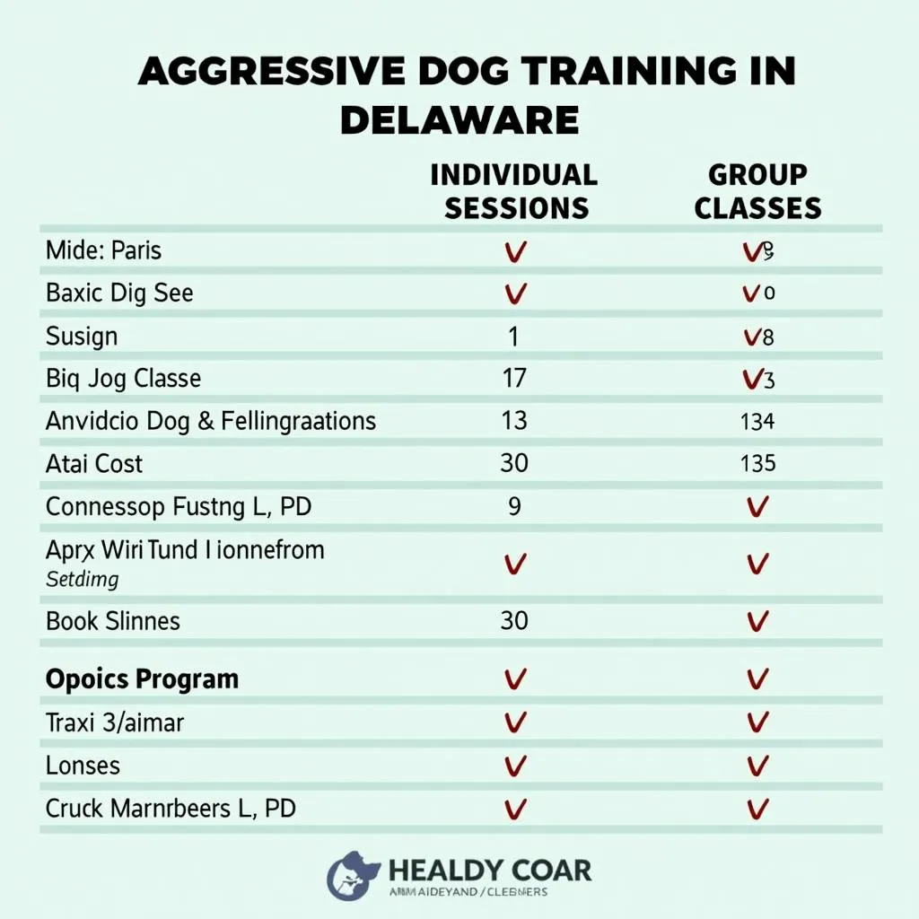 Dog Training Fees in Delaware