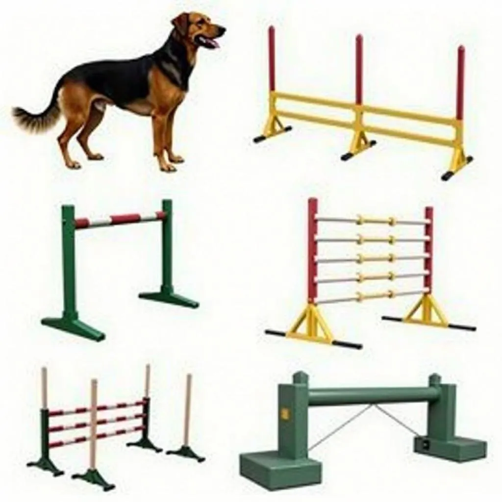 Indoor Dog Agility Course Equipment