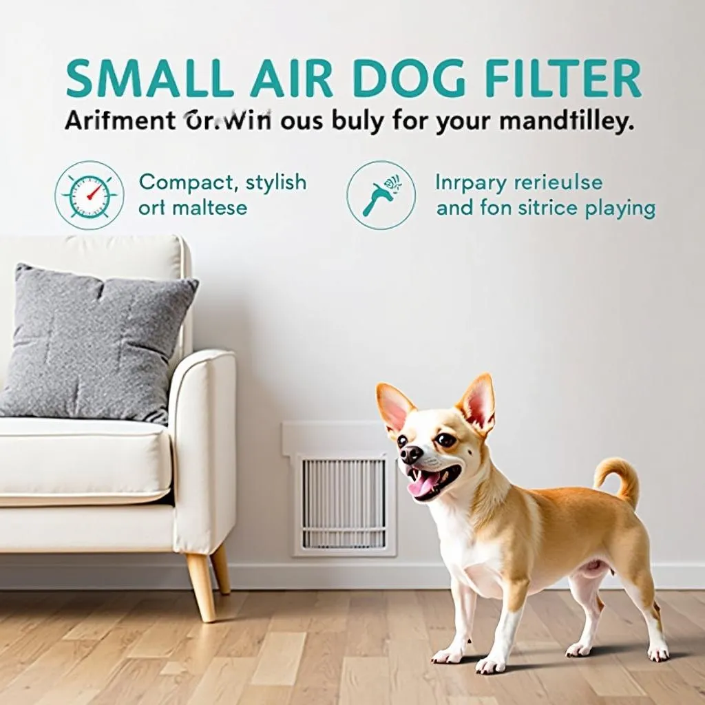 Air Dog Filter for Small Dogs in a Small Room