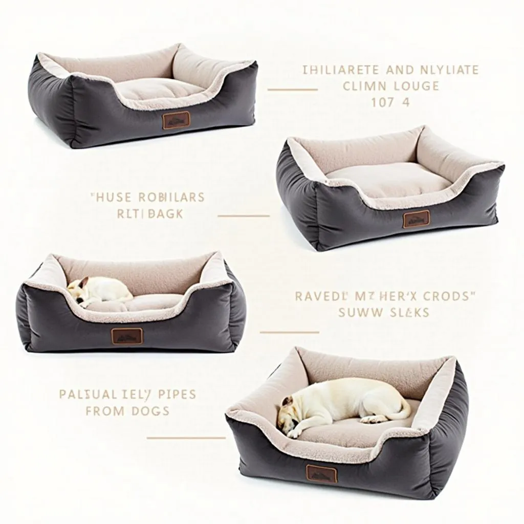 Ambient Lounge Dog Bed Rectangular