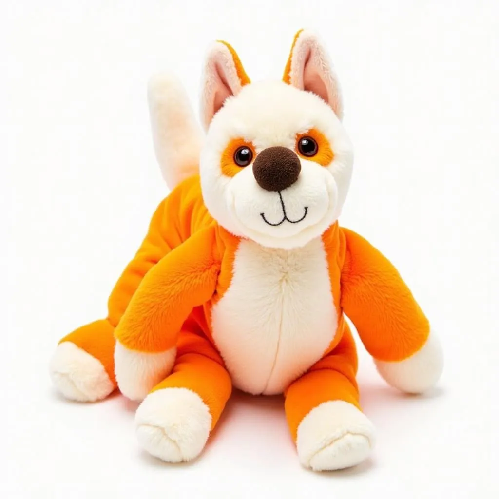 Cute Aperol Spritz Plush Dog Toy with Squeaker