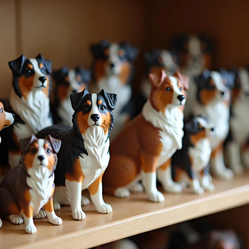 Australian Shepherd Figurine Collection