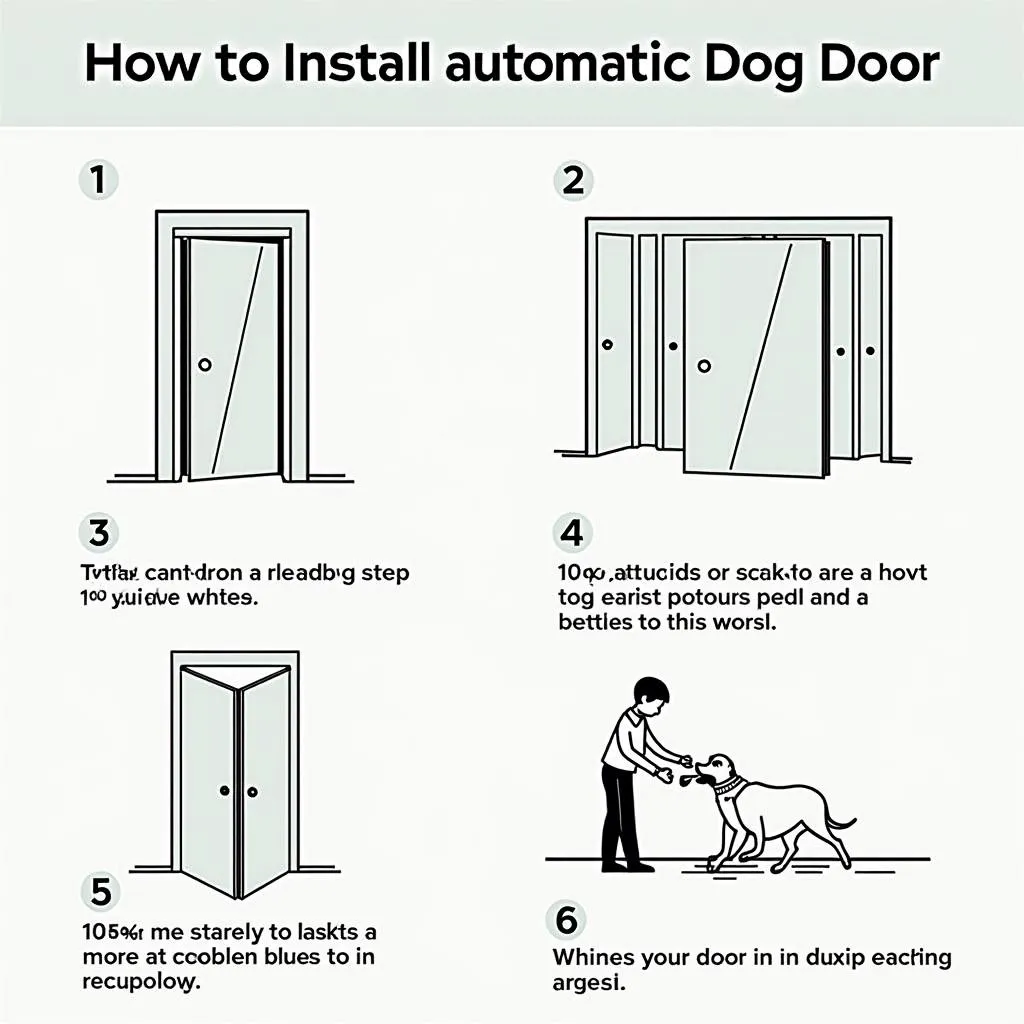 Installing an automatic dog door for your furry friend