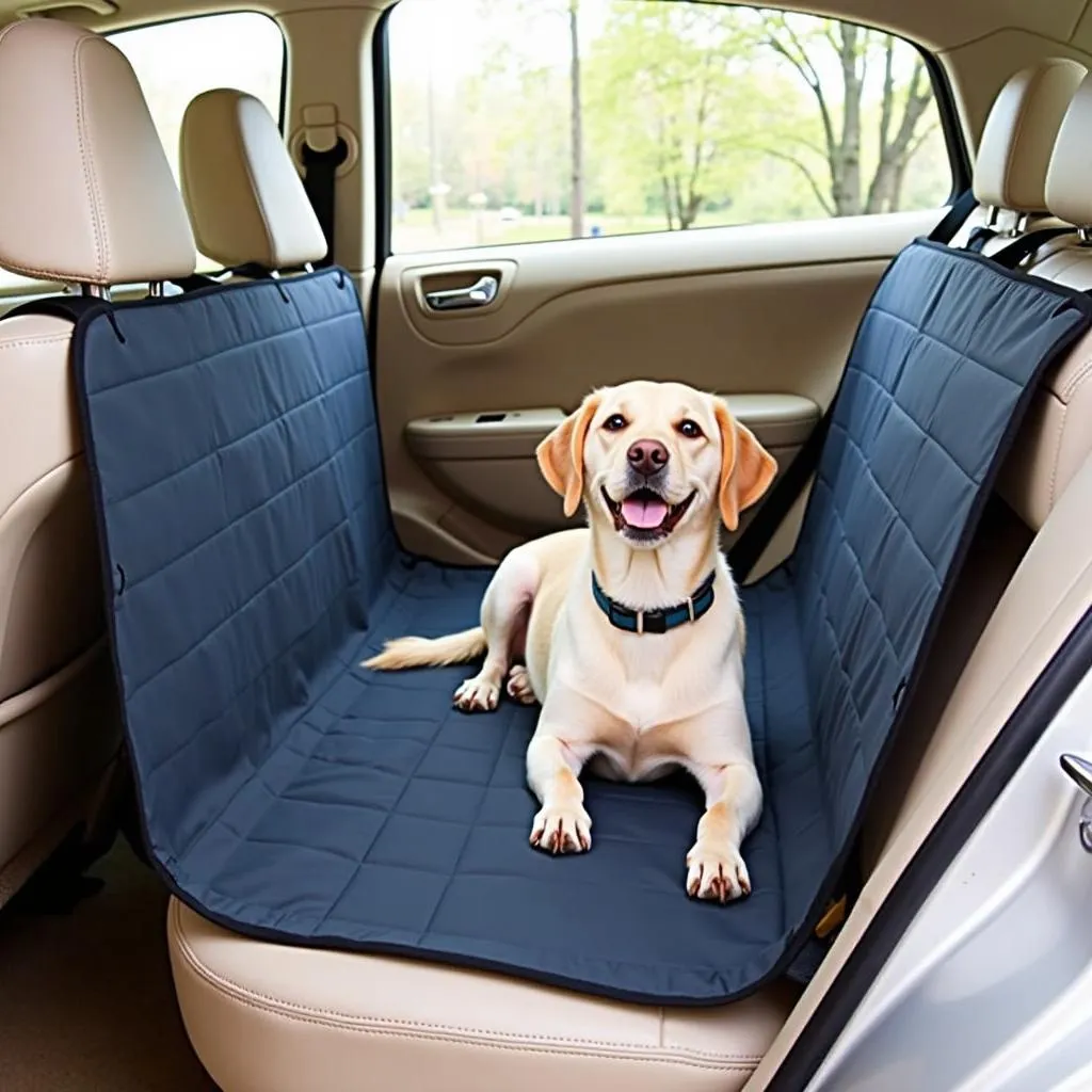 Back Seat Extender Cover for Dogs Cleaning