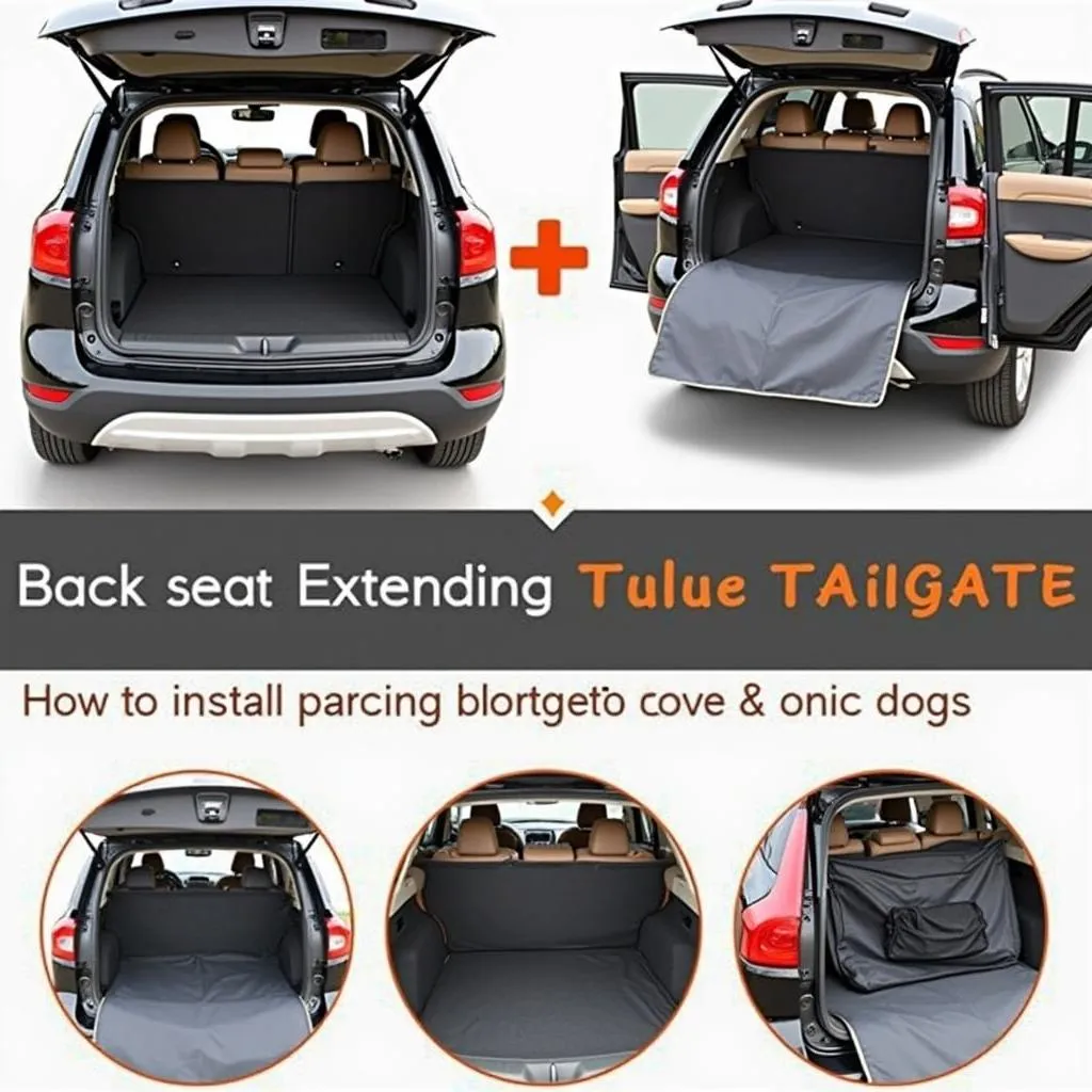 Back Seat Extender Cover for Dogs Installation