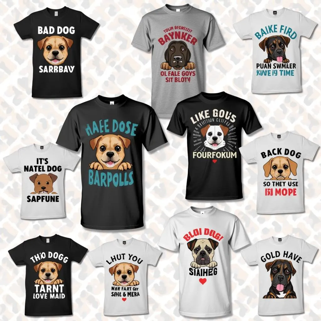 Bad Dog T Shirt for Dog Lovers