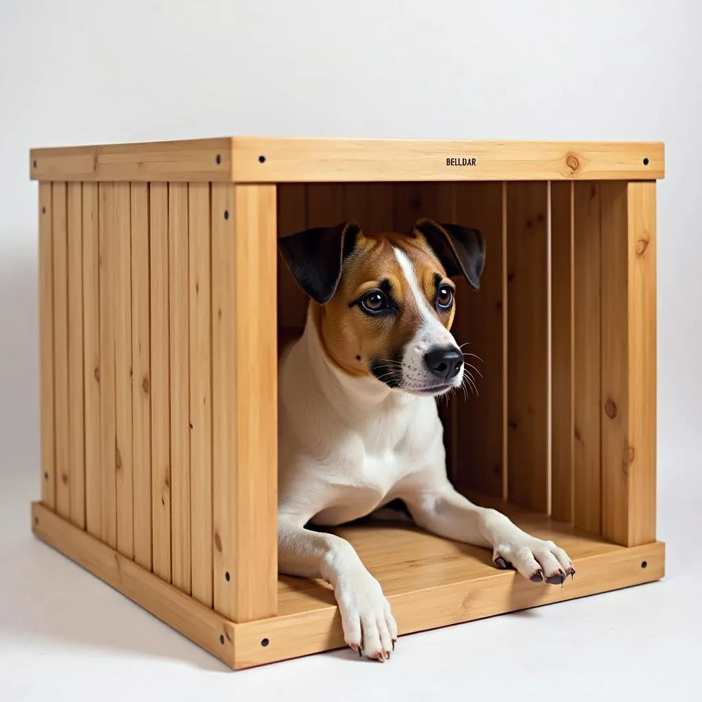 Contemporary modern dog crate furniture