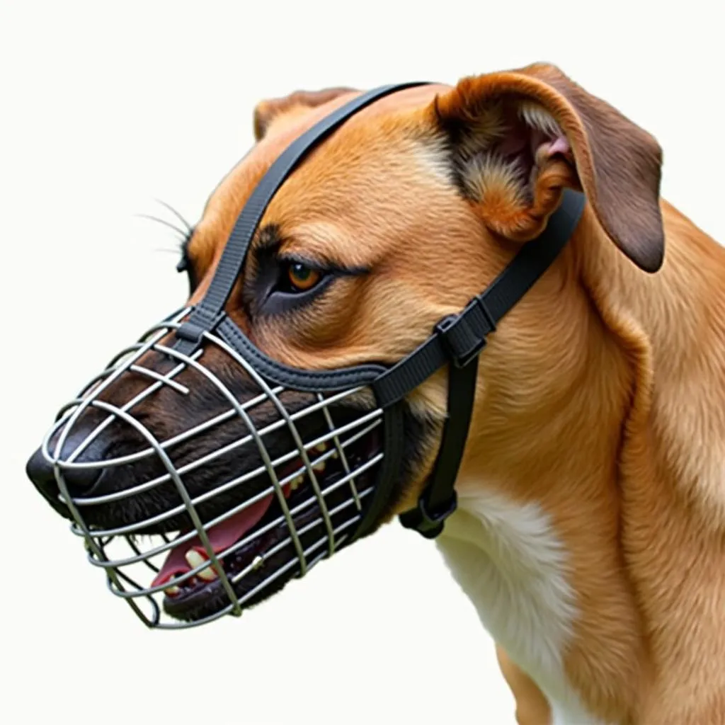 Basket Muzzle for Dog Safety