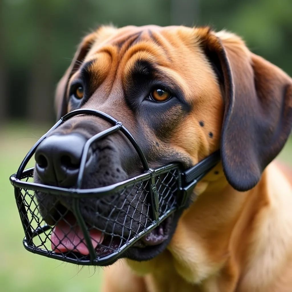 Basket Muzzle for Mastiffs