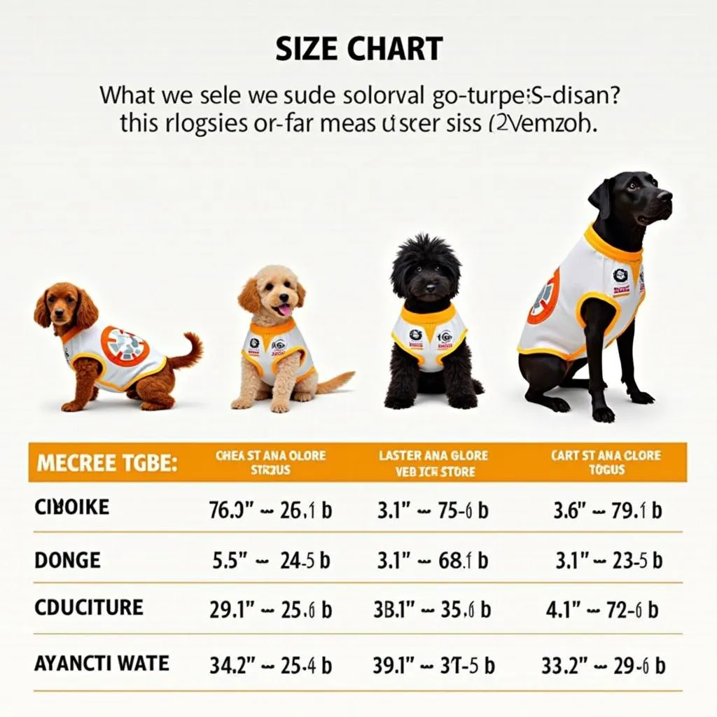 BB-8 Dog Costume Size Guide for Different Breeds