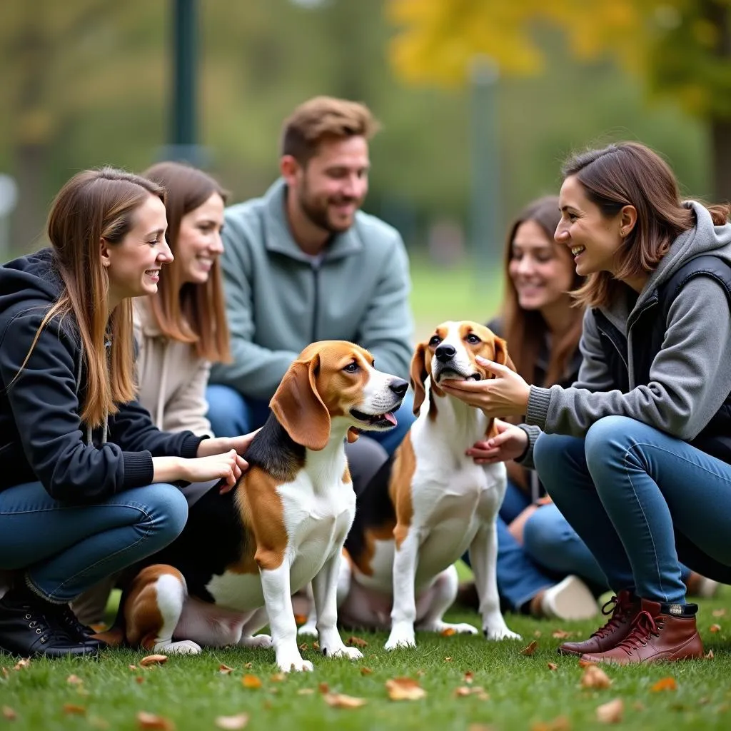 Beagle dog forum community gathering