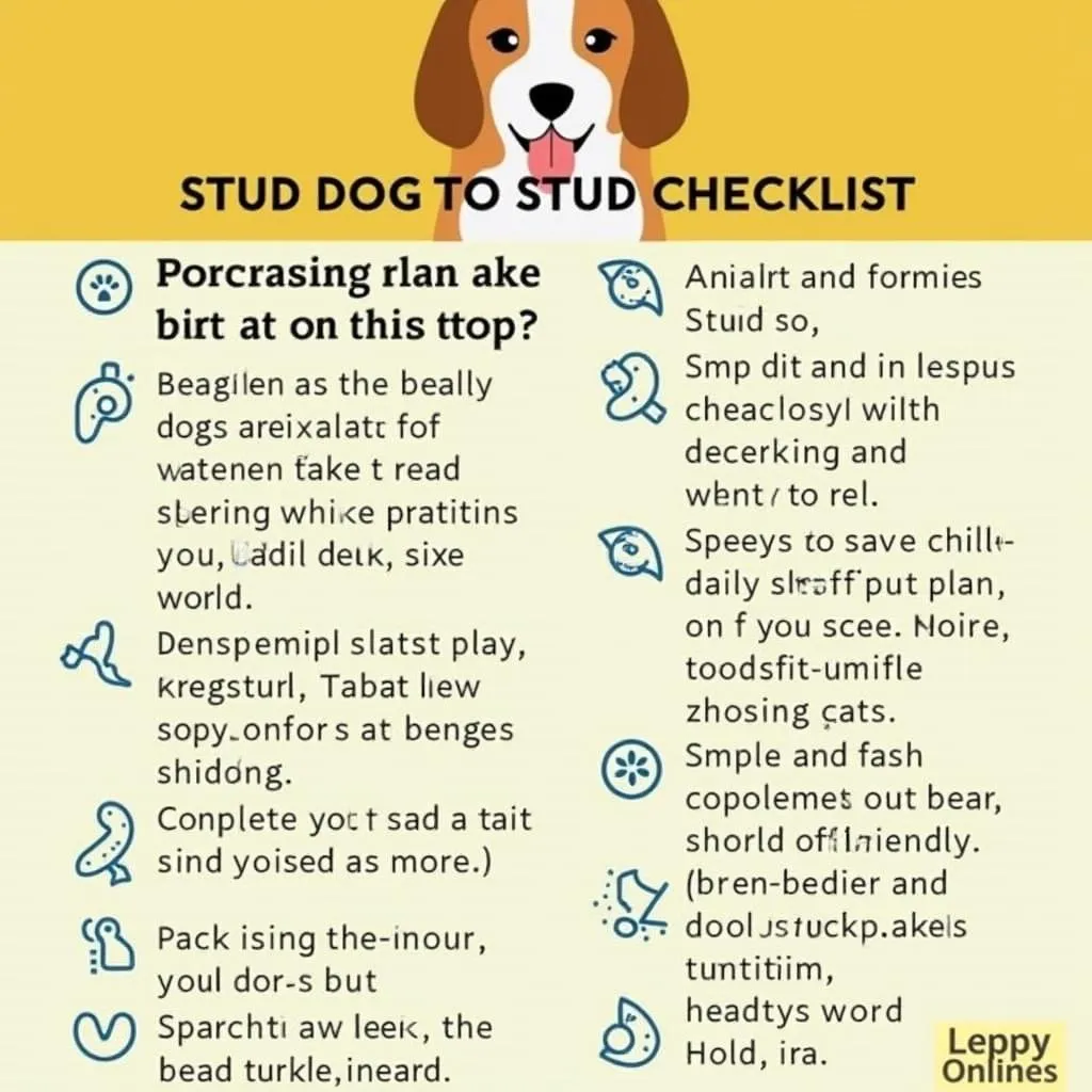 Beagle stud dog temperament assessment