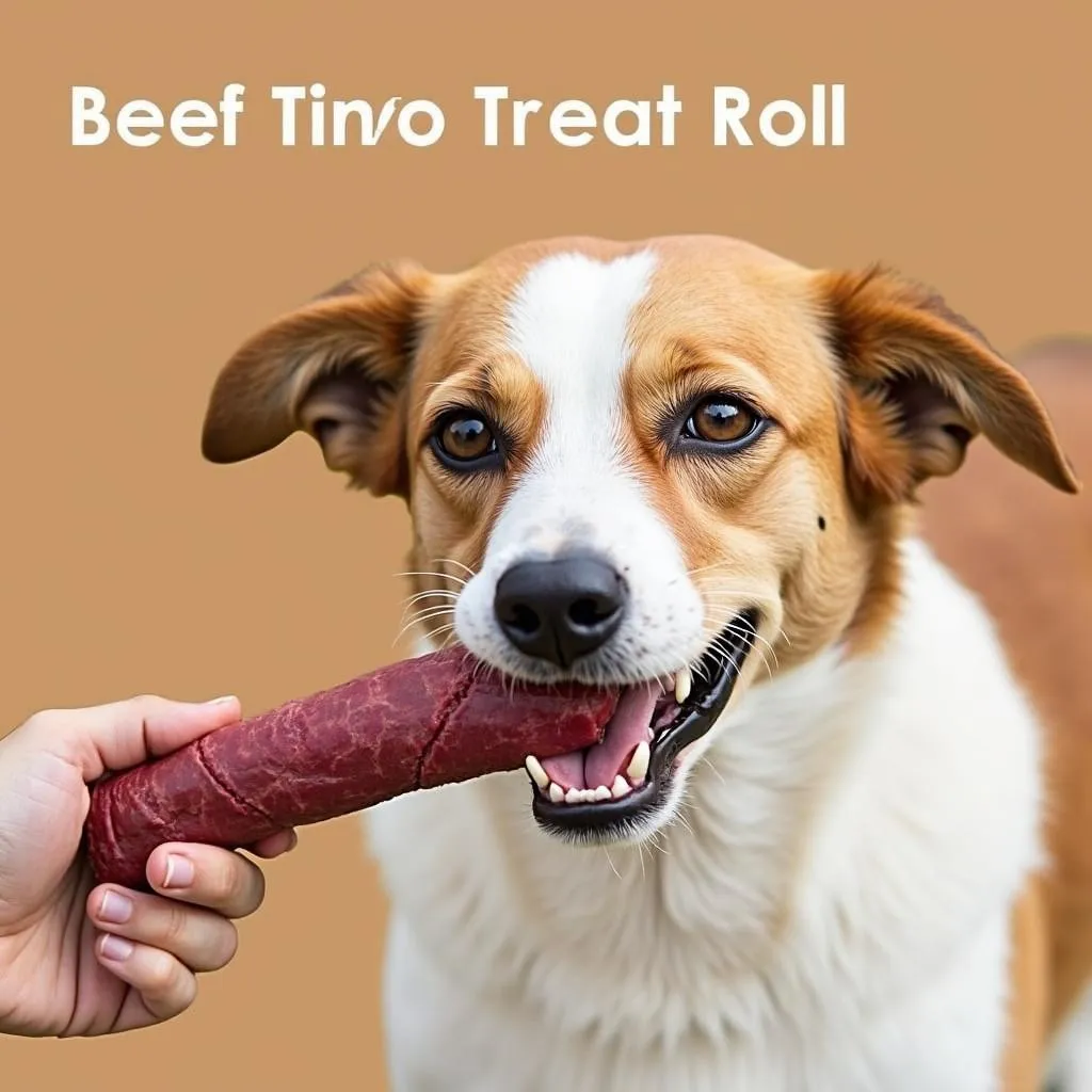 Dog Beef Cheek Roll Treat