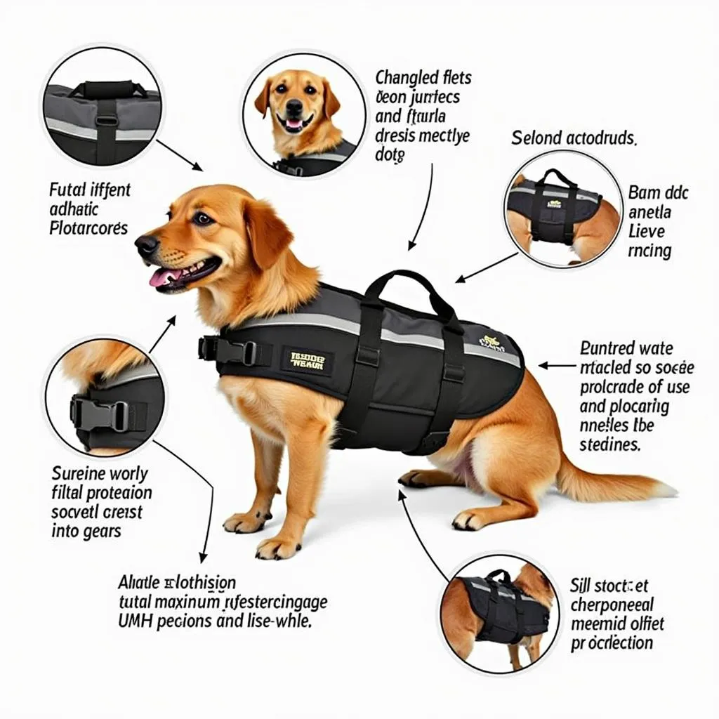 Rugged Wear Canine Life Jacket: Durable and Comfortable