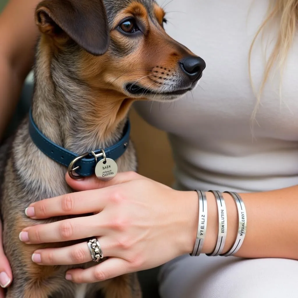 matching-dog-collar-and-bracelet-for-owners-and-dogs