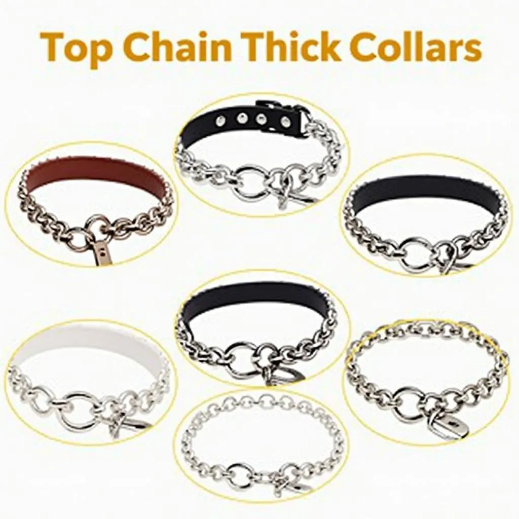 Top Rated Thick Chain Dog Collars