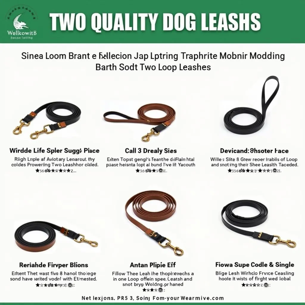 Top Rated Two Loop Dog Leashes