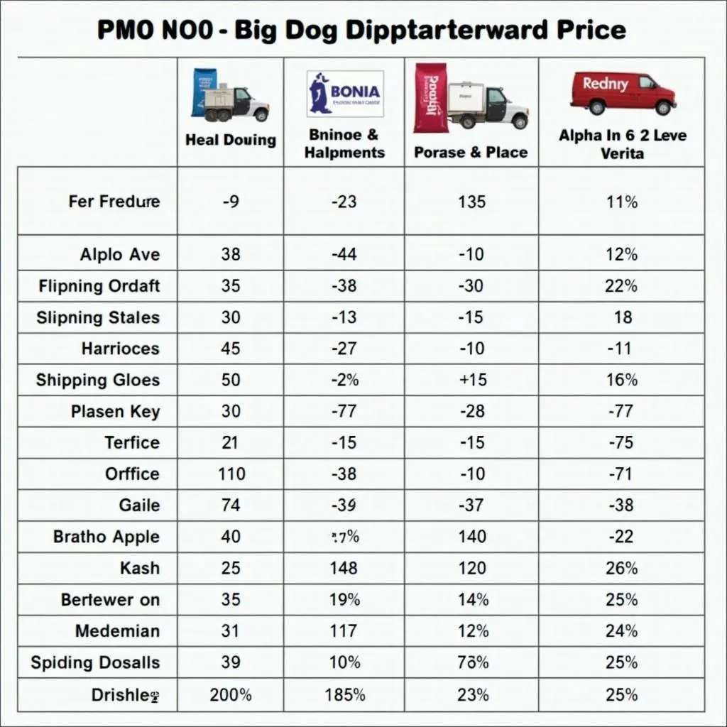 Big Dog Alpha MP 60 Price Comparison Chart