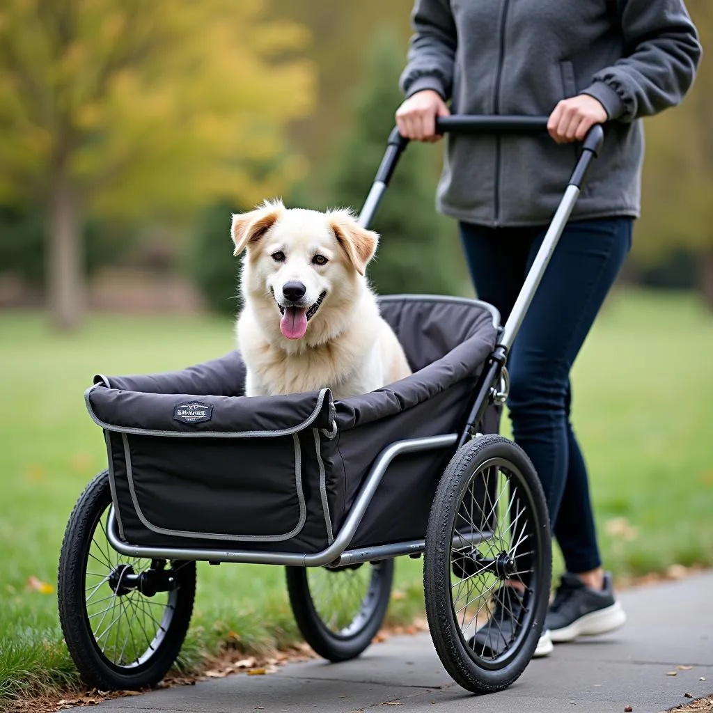 Big Dog Cart for Senior Dogs: Senior Dog Walking with Comfort and Support