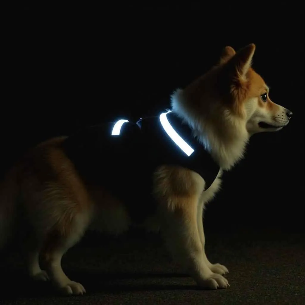 Safety and visibility on the road for your dog with a biker dog jacket