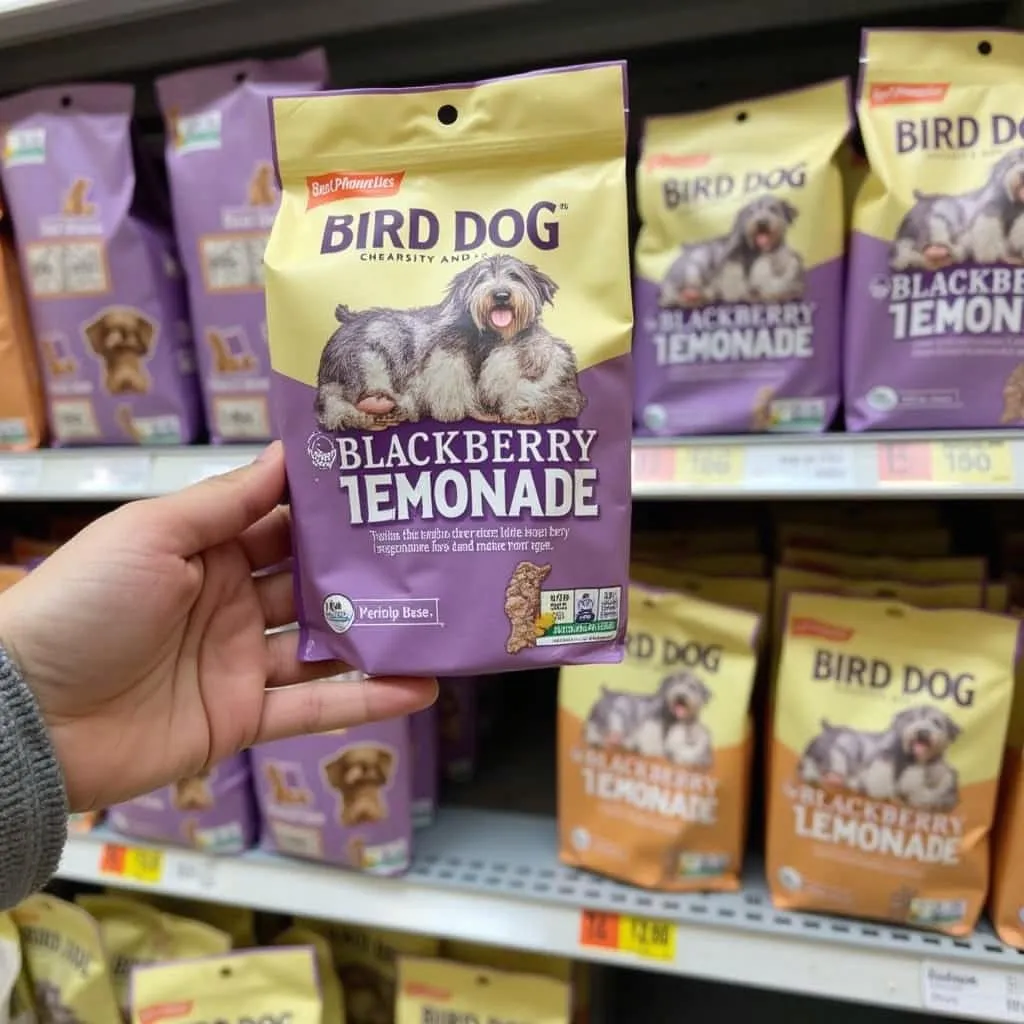 Bird Dog Blackberry Lemonade shelf pet store