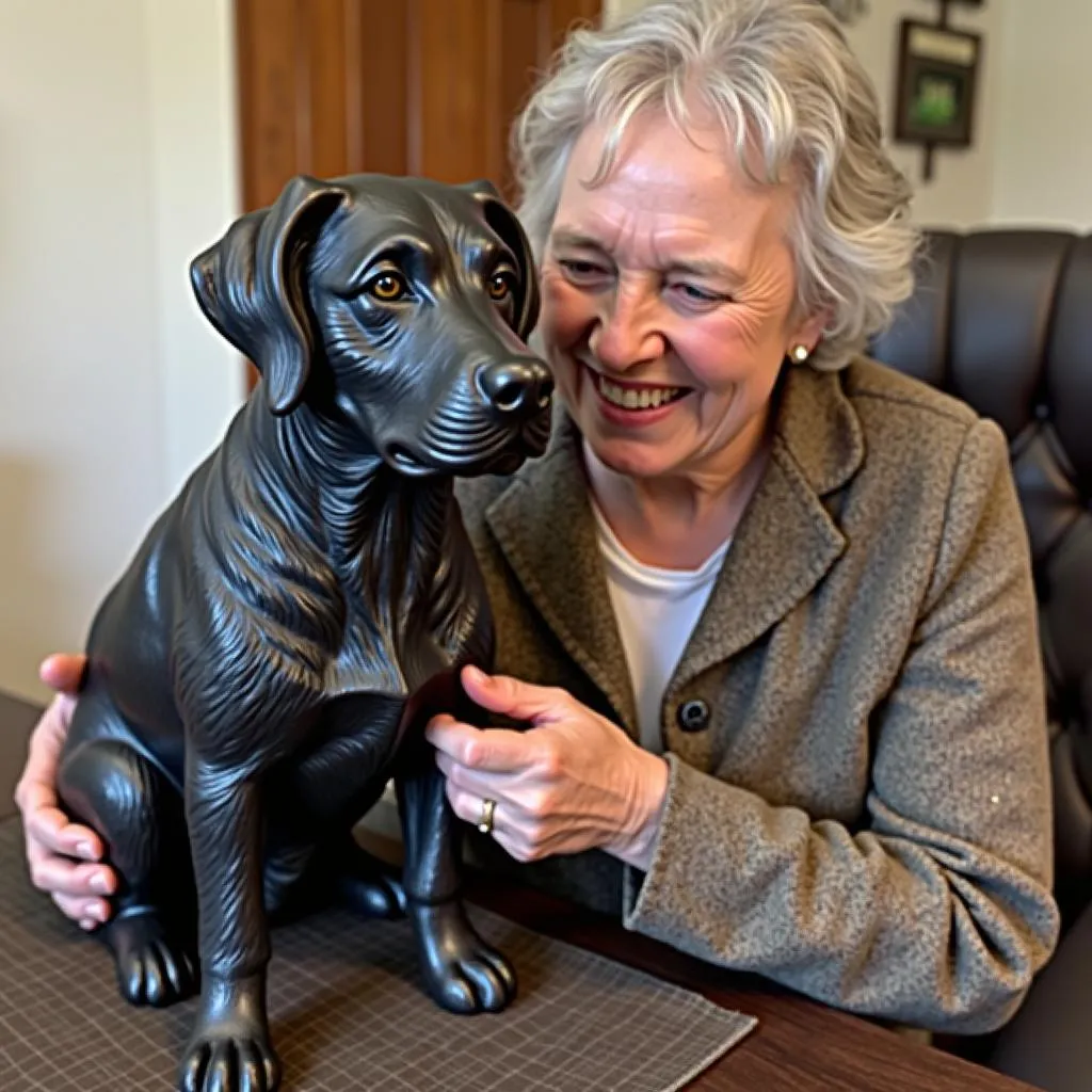 Black Lab Dog Statue as a Thoughtful Gift