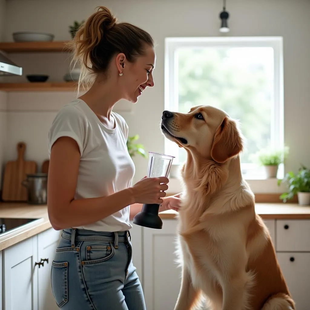 A blender dog's best friend