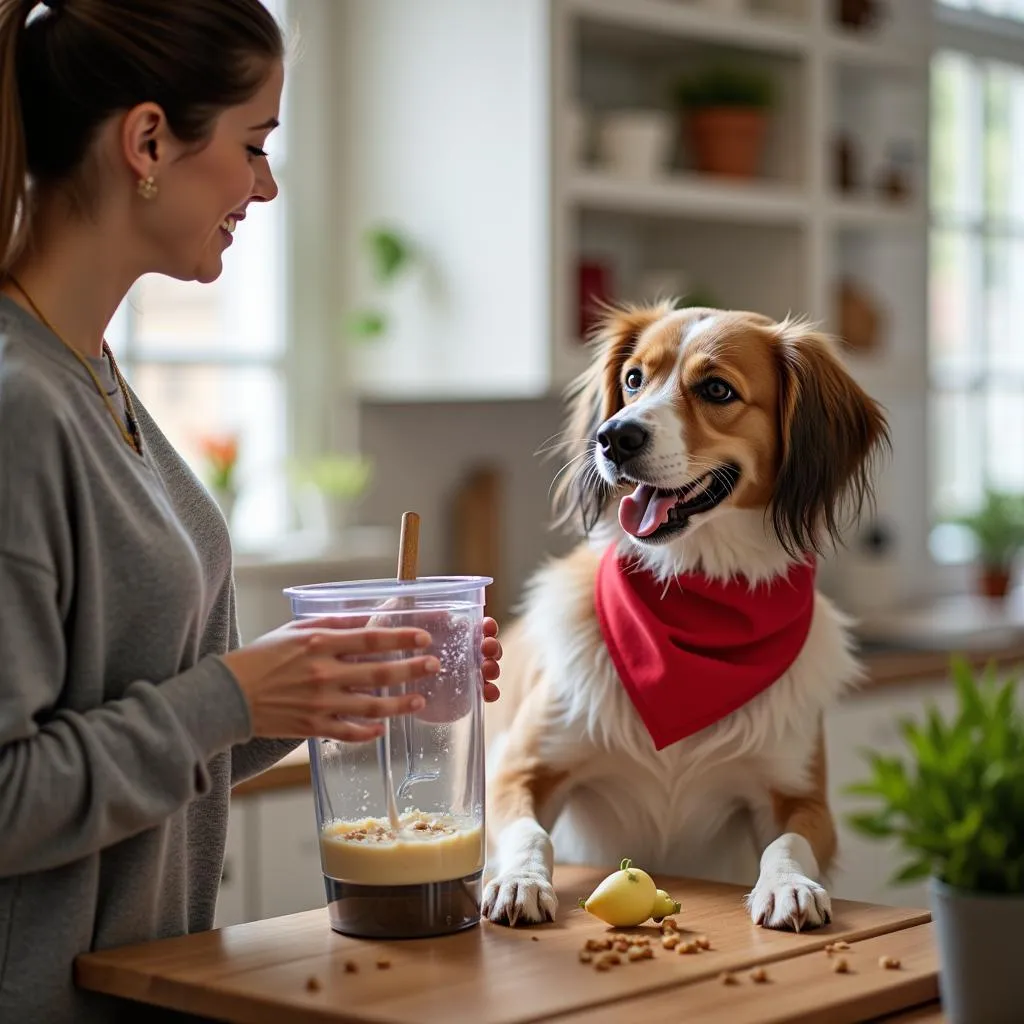 Blending with your furry friend