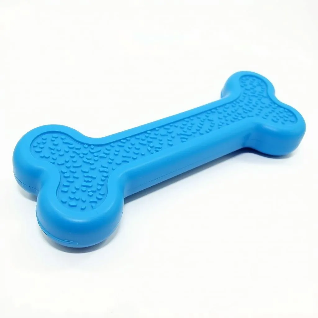 Durable Blue Dog Bone for Medium Breeds