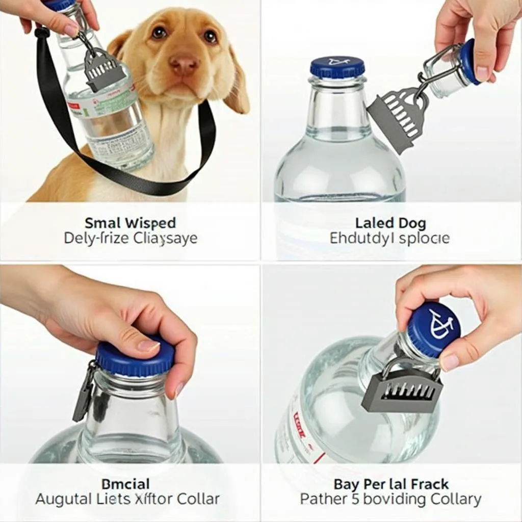 Dog Collar Bottle Opener for Easy Water Access