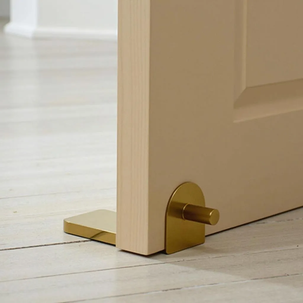 Elegant Brass Dog Door Stop