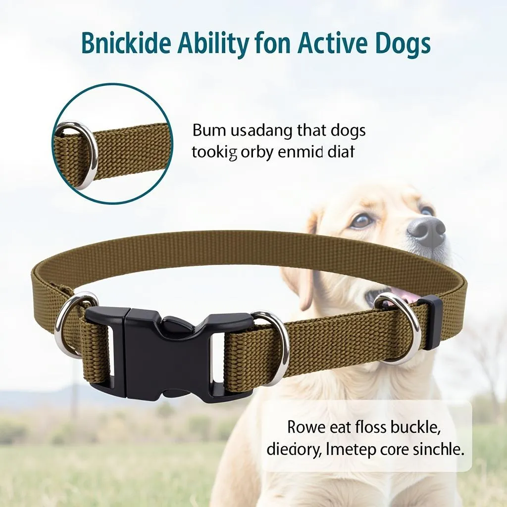 Breakaway Dog Collars with Safety Feature: Ideal for Active Dogs