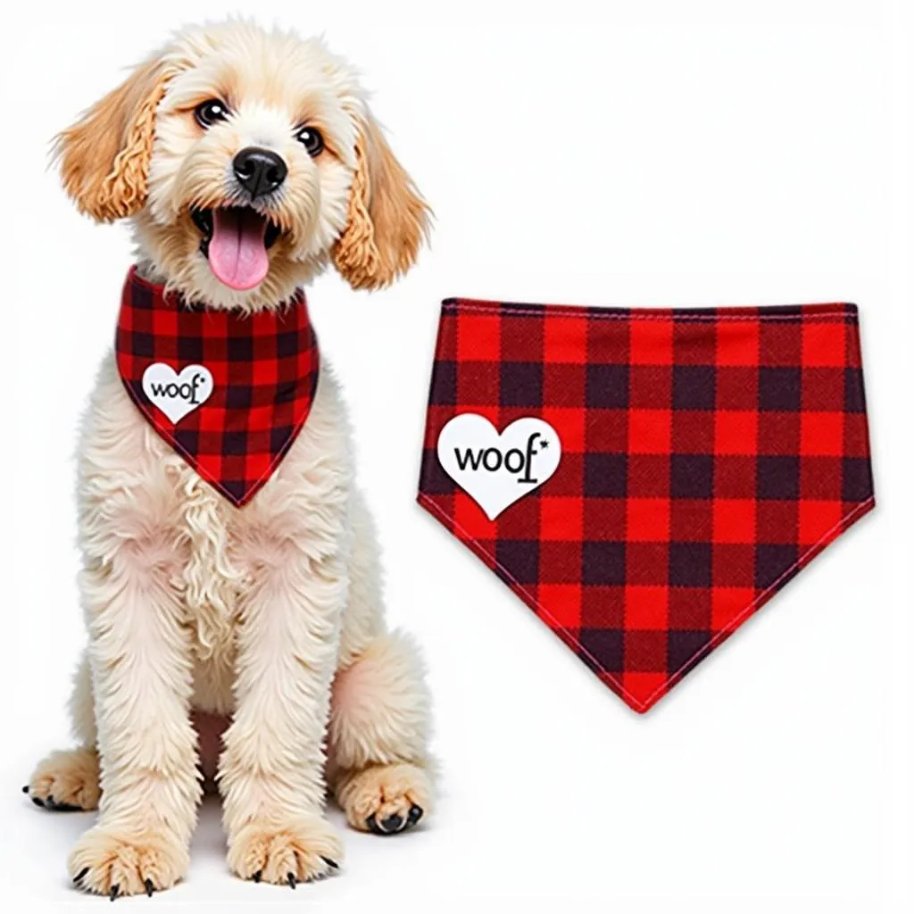 Buffalo Checkered Dog Bandana: A Stylish Accessory for Your Pet