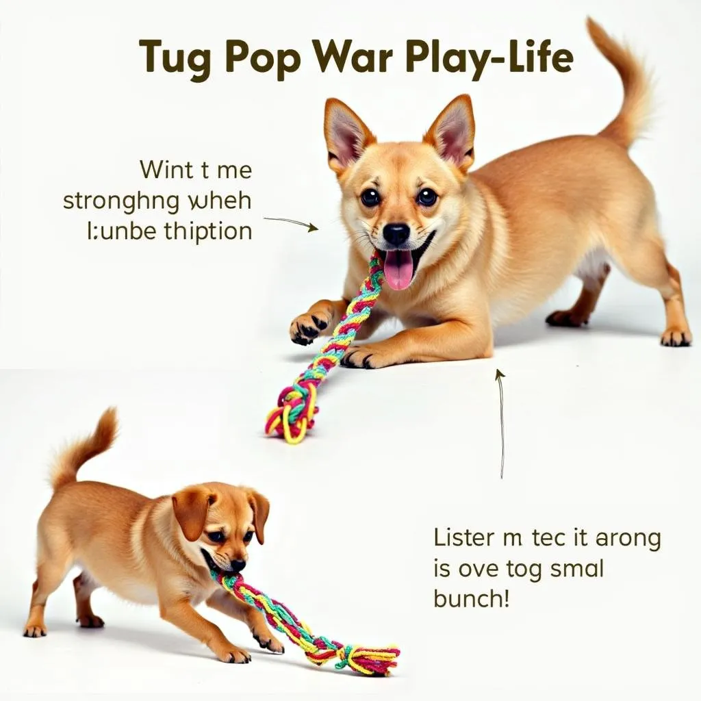 Small Breed Bungee Tug Dog Toy