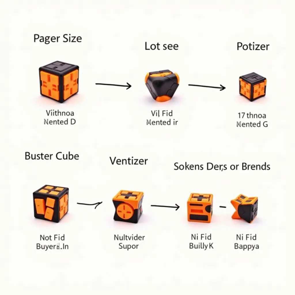 Buster Cubes Come in a Variety of Sizes