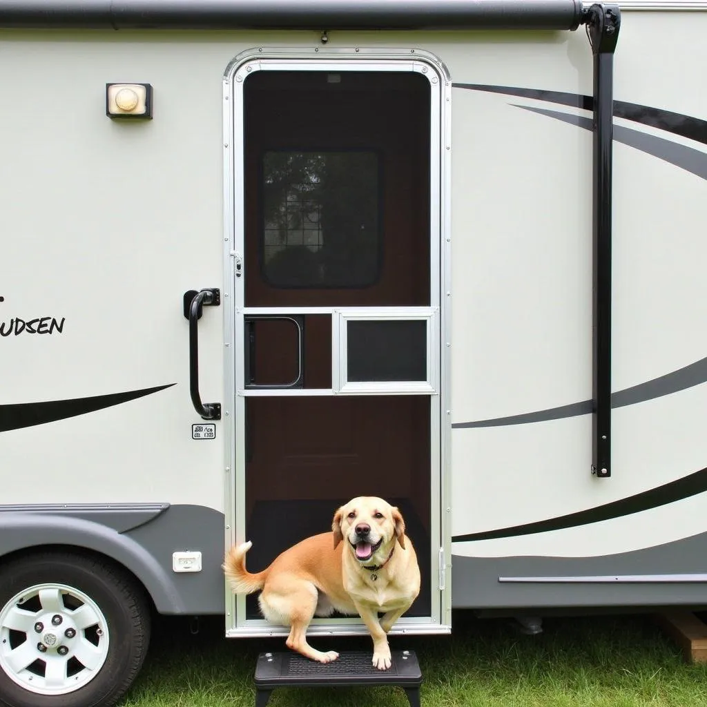 Camper Screen Door Protector for Dogs