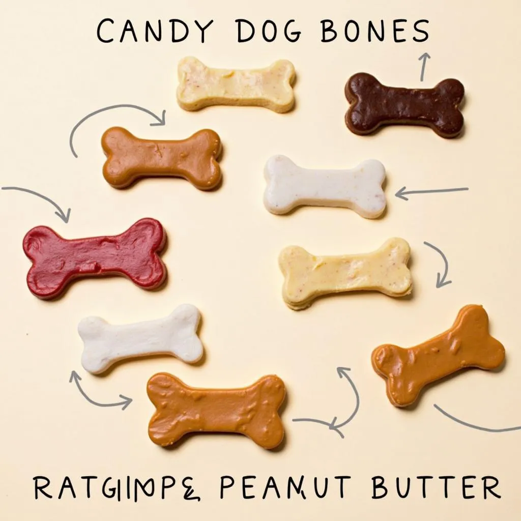 Natural Candy Dog Bones for Dogs