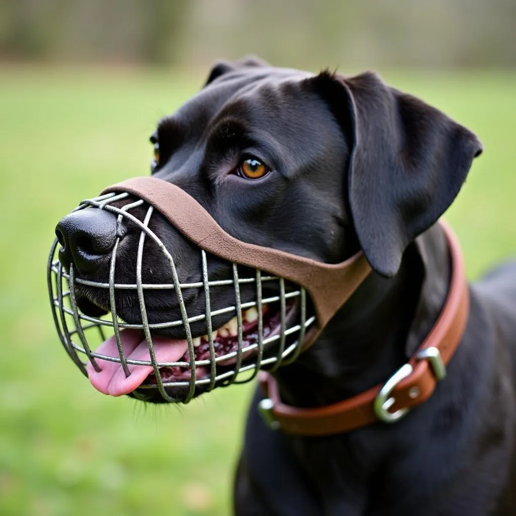 Cane Corso Dog Muzzle: A Basket Muzzle