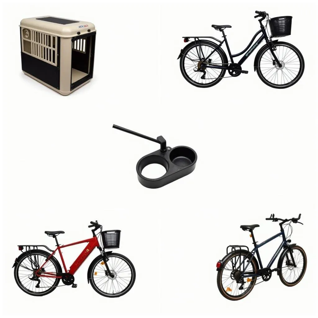 Cargo bike dog accessories: Dog crates, baskets, and harnesses provide safe and comfortable transport