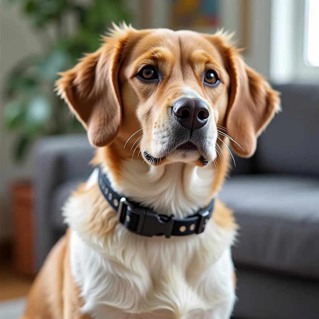 CBD dog collar for anxiety relief in dogs