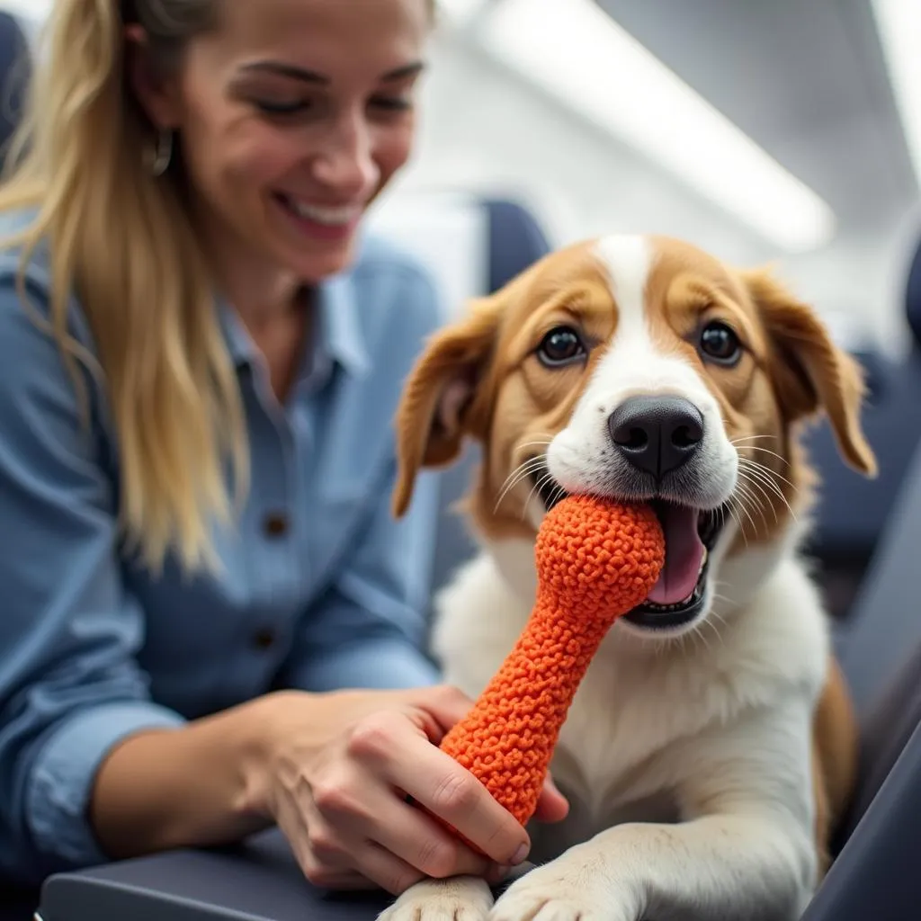 Chew Toys for Dogs During Airplane Travel