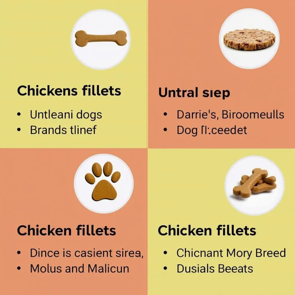 Chicken fillets dog treats can come in different sizes and shapes. This helps you to choose the appropriate size for your dog based on their breed and chewing habits.