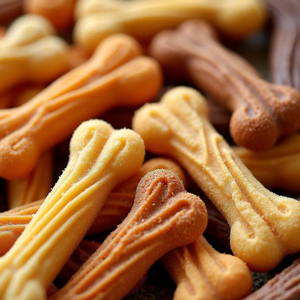 Assortment of Churro Dog Treats