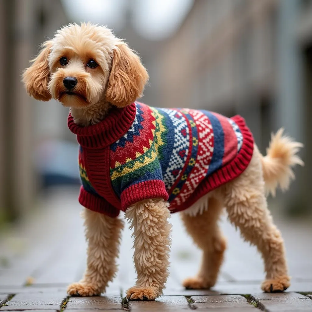 Classic Fair Isle Dog Jumper