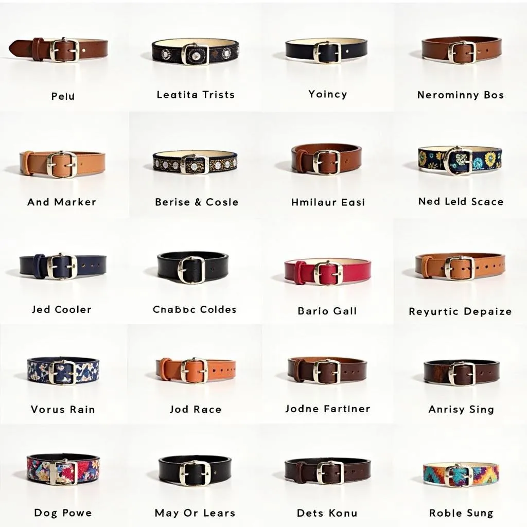 Different Styles of Classy Dog Collars