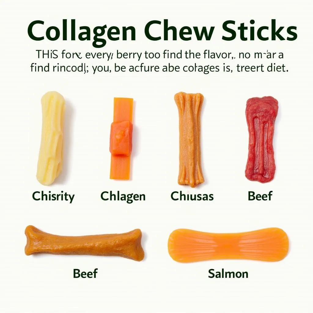 Collagen Chew Sticks for Dogs: A Variety of Flavors