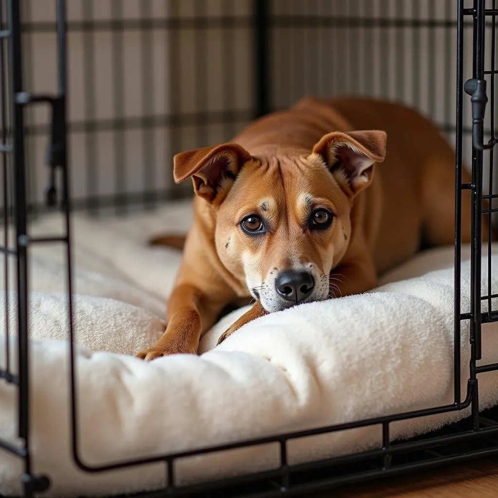 Soft and cozy bedding for dog crate