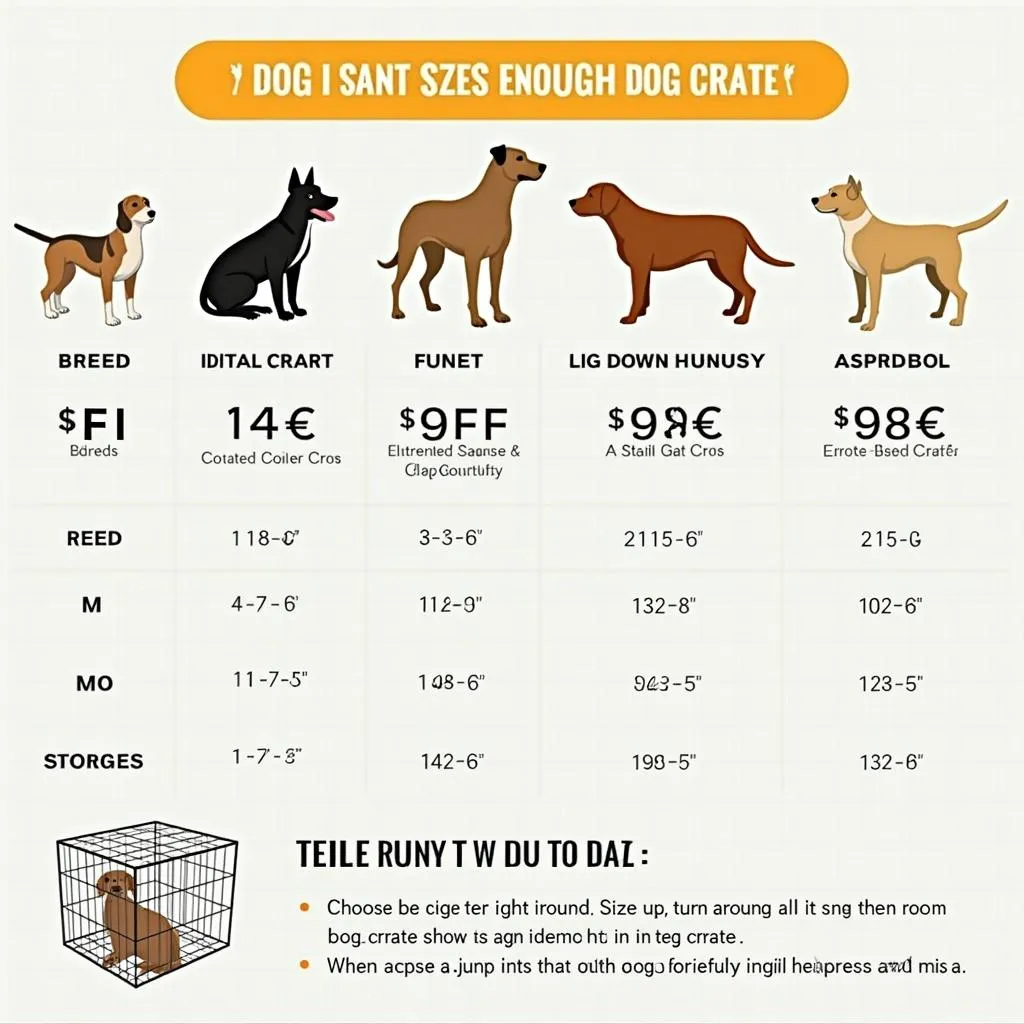 Size Guide for Contemporary Dog Crates