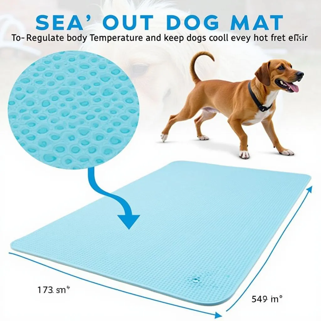 Cooling Dog Mat for Hot Weather Relief