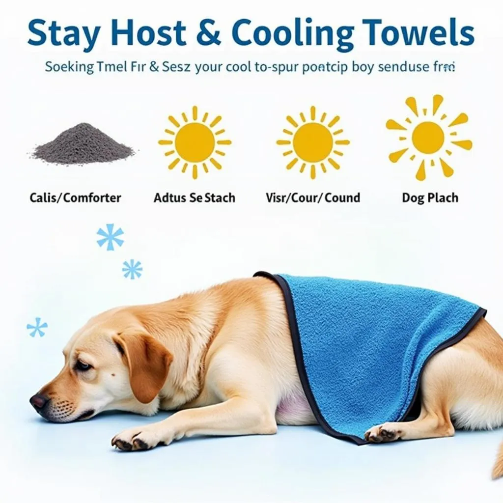 Cooling dog towel benefits: Keep your furry friend cool and comfortable in hot weather.